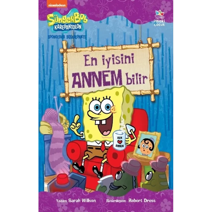 Sünger Bob Kare Pantolon En İyisini Annem Bilir