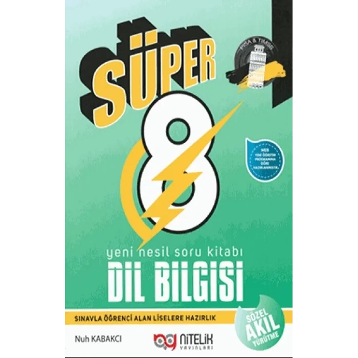 Süper 8. Sınıf Yeni Nesil Dil Bilgisi Soru Kitabı