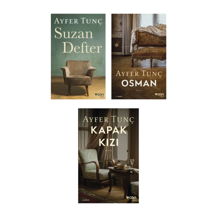 Suzan Defter + Osman + Kapak Kızı- 3 Kitap Set - Iş Bankası Özel Set Suzan Defter Kitabı