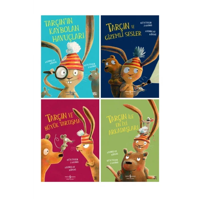 Tarçın Serisi 4 Kitap Set / Kaybolan Havuçları+gizemli Sesler+büyük Tartışma+en Iyi Arkadaşları