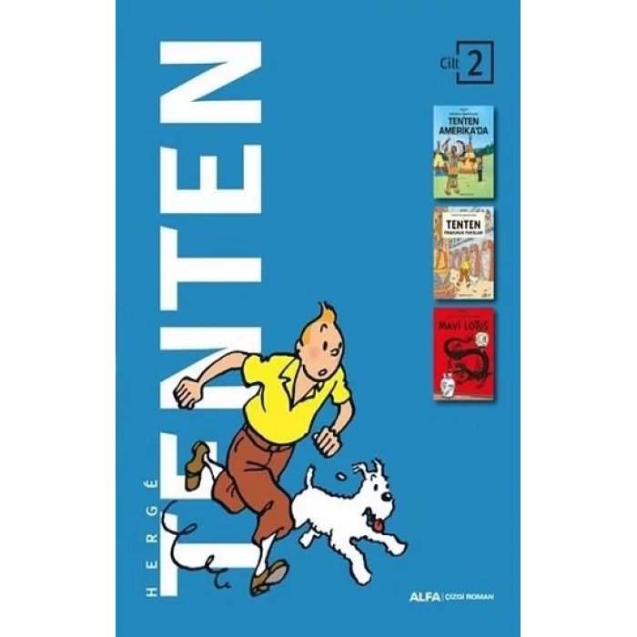 Tenten Cilt 2 - Üç Kitap Bir Arada (Ciltli - Kutulu)