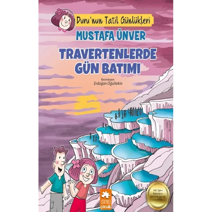 Travertenlerde Gün Batımı