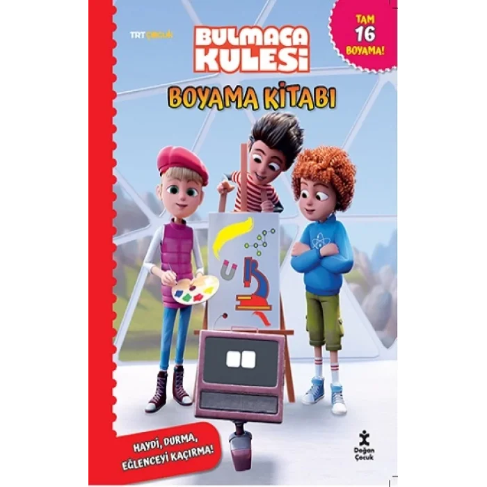 Trt Çocuk Bulmaca Kulesi Boyama Kitabı