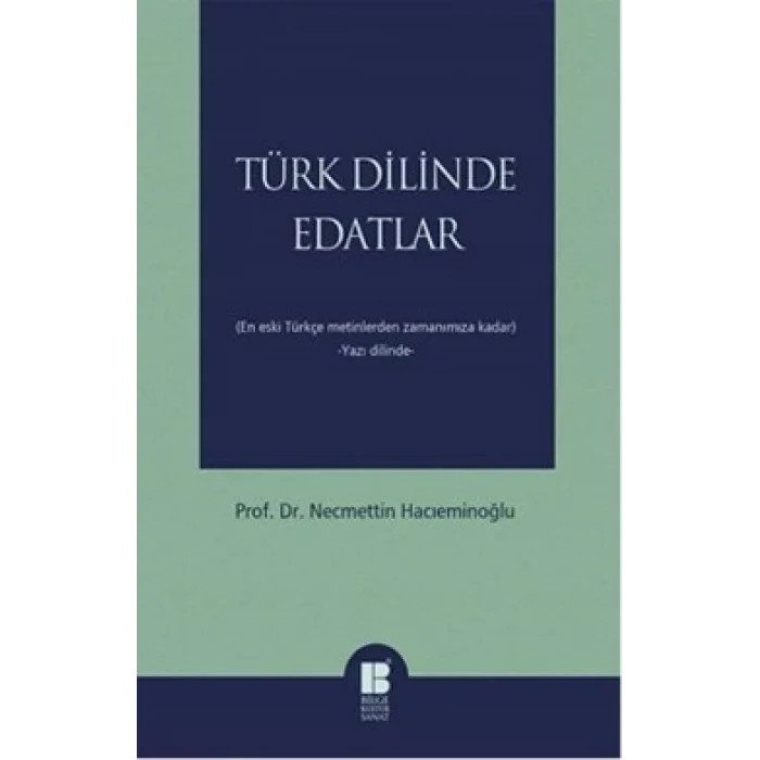 Türk Dilinde Edatlar