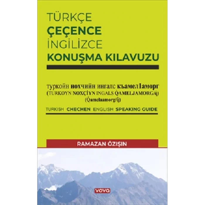 Türkçe Çeçence İngilizce Konuşma Kılavuzu