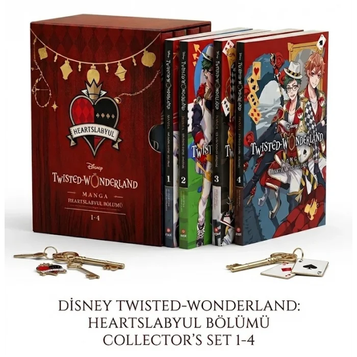Twisted-Wonderland Manga: Heartslabyul Bölümü (1-4 Cilt Takım Set)