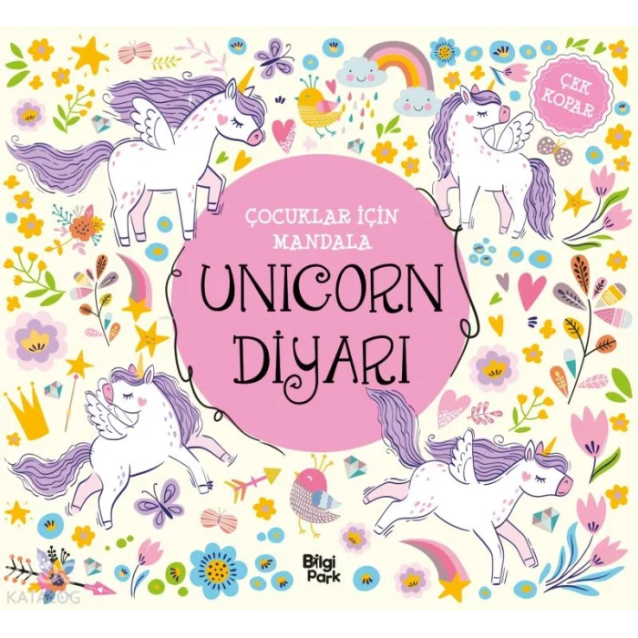Unicorn Diyarı;Çocuklar İçin Mandala