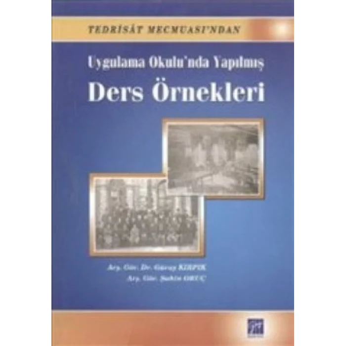 Uygulama Okulunda Yapılmış Ders Örnekleri