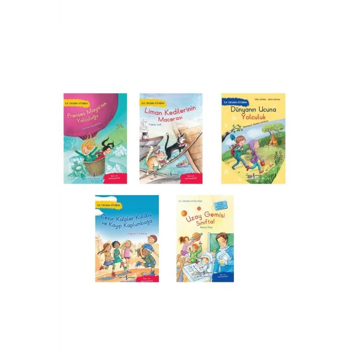 Uzay Gemisi , Prenses Maya , Cesur Kalpler , Yolculuk , Liman Kedileri Ilk Okuma Kitabları 5li Set