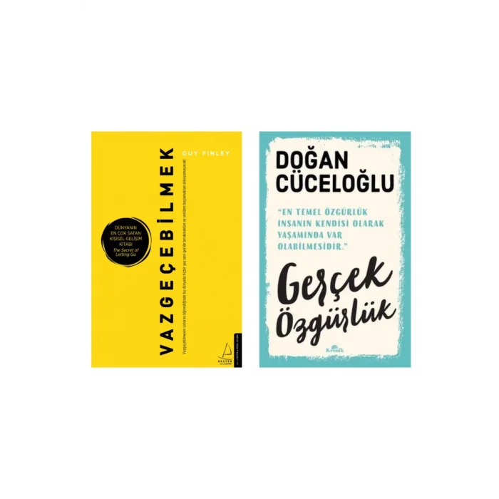 Vazgeçebilmek + Gerçek Özgürlük- 2 Kitap Set - Iş Bankası Özel Set Vazgeçebilmek Kitabı