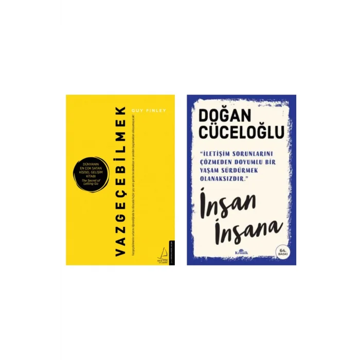 Vazgeçebilmek + Insan Insana- 2 Kitap Set - Iş Bankası Özel Set Vazgeçebilmek Kitabı
