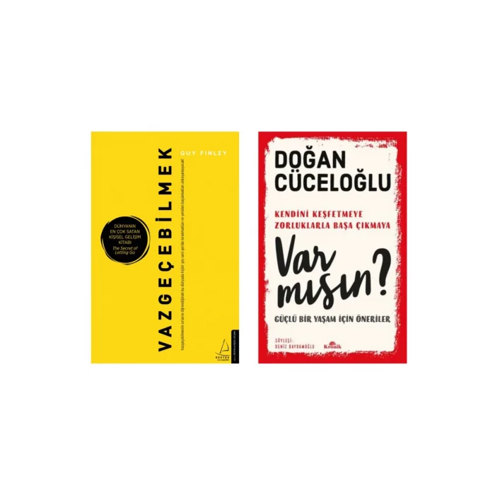 Vazgeçebilmek + Var Mısın ?- 2 Kitap Set - Iş Bankası Özel Set Vazgeçebilmek Kitabı