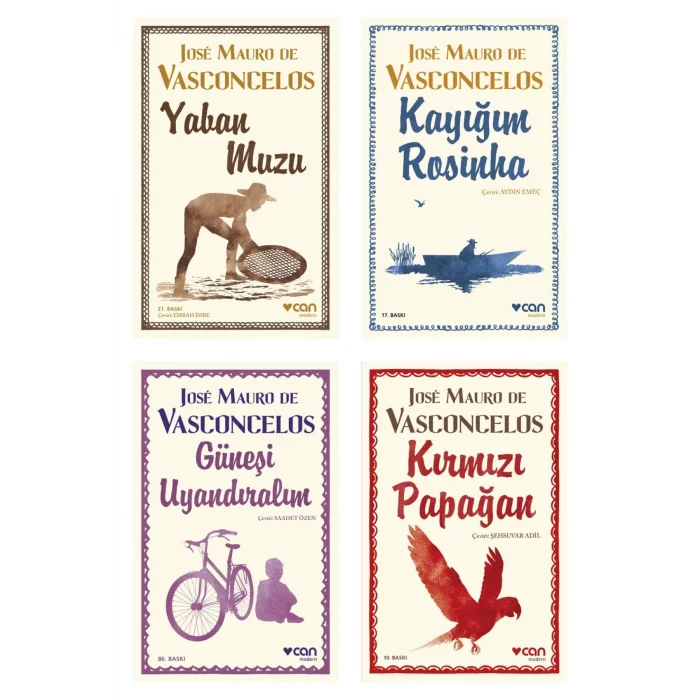 Yaban Muzu + Kayığım Rosinha + Güneşi Uyandıralım + Kırmızı Papağan- 4 Kitap Set
