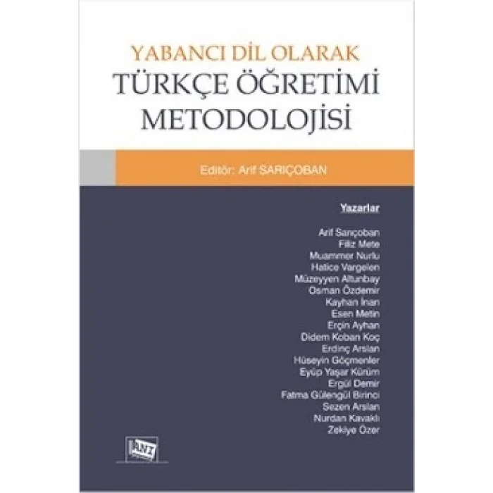 Yabancı Dil Olarak Türkçe Öğretimi Metodolojisi