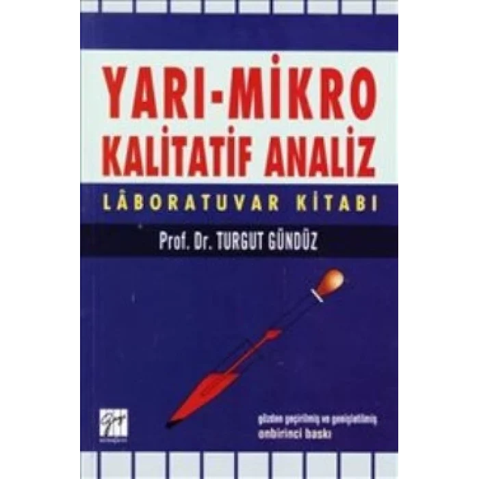 Yarı - Mikro Kalitatif Analiz