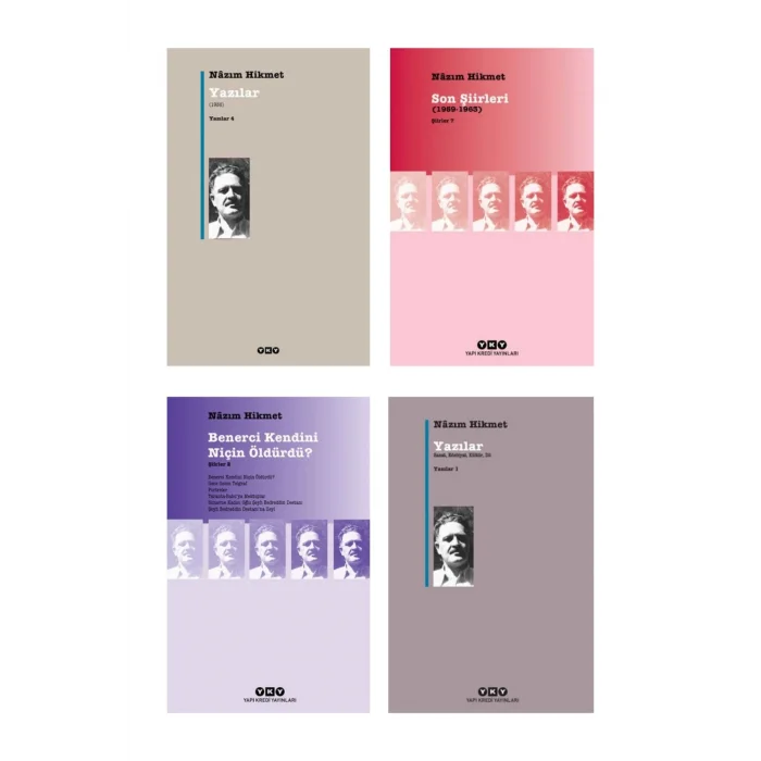 Yazılar 1 + Yazılar (1936) 4 + Son Şiirleri + Benerci Kendini Niçin Öldürdü?- 4 Kitap Set