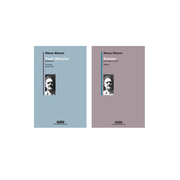 Yazılar 1 + Yeşil Elmalar- 2 Kitap Set - Iş Bankası Özel Set Yazılar 1 Kitabı