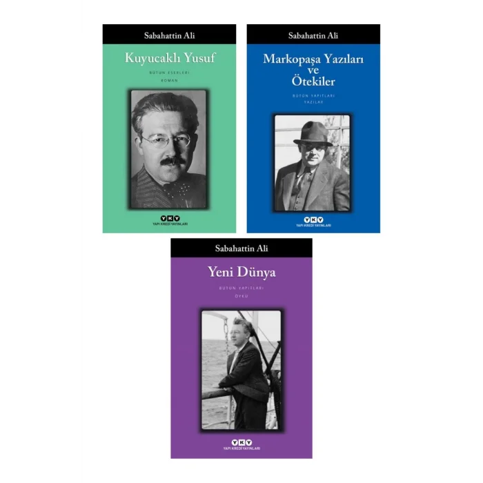 Yeni Dünya + Kuyucaklı Yusuf + Markopaşa Yazıları Ve Ötekiler- 3 Kitap Set - Iş Bankası Özel Set