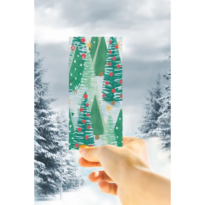 Yeni -Yıl Yılbaşı Temalı -Çam Ağacı Temalı Hediyelik Kitap Ayracı- 1 Adet