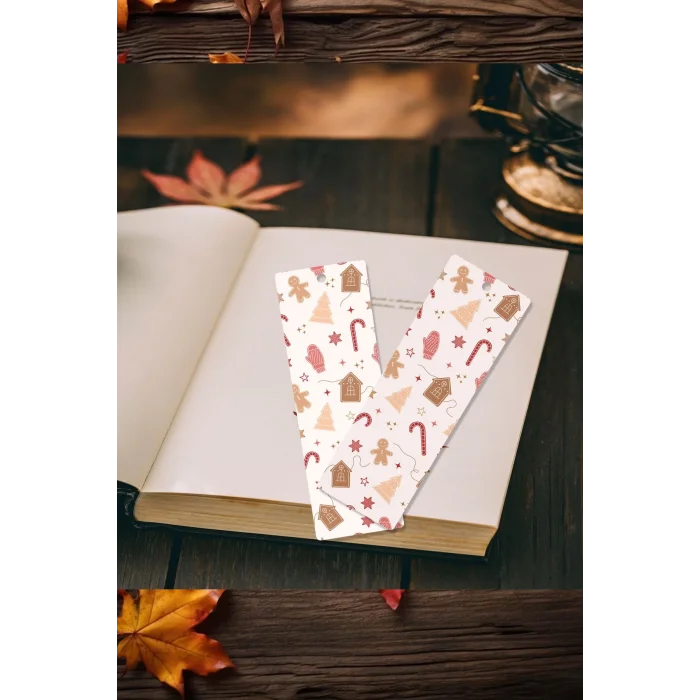 Yeni Yıl - Yılbaşı Temalı - Hediyelik-  Kitap Ayracı - 1 Adet