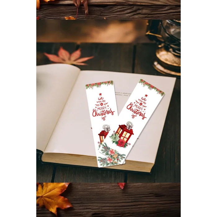 Yeni Yıl - Yılbaşı Temalı - Hediyelik-  Kitap Ayracı - 1 Adet