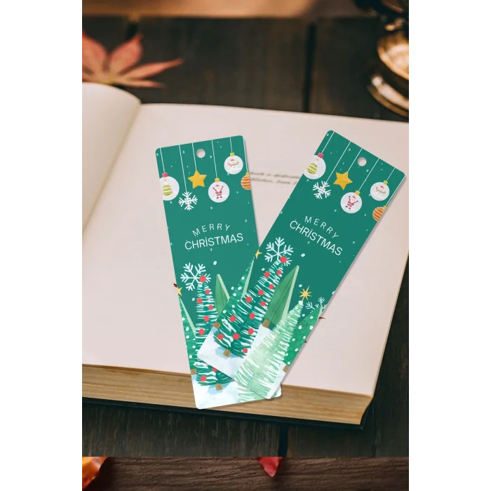 Yeni Yıl - Yılbaşı Temalı - Hediyelik-  Kitap Ayracı - 1 Adet