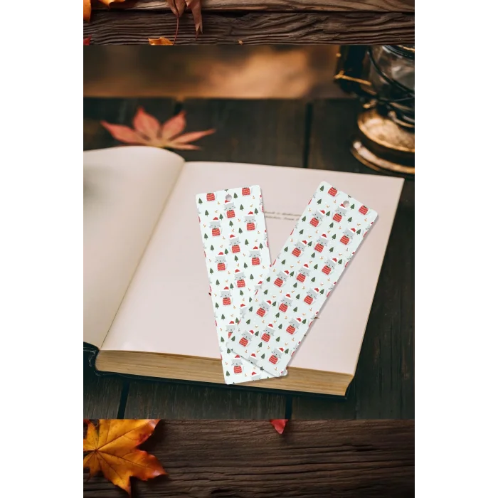 Yeni Yıl - Yılbaşı Temalı - Hediyelik-  Kitap Ayracı - 1 Adet