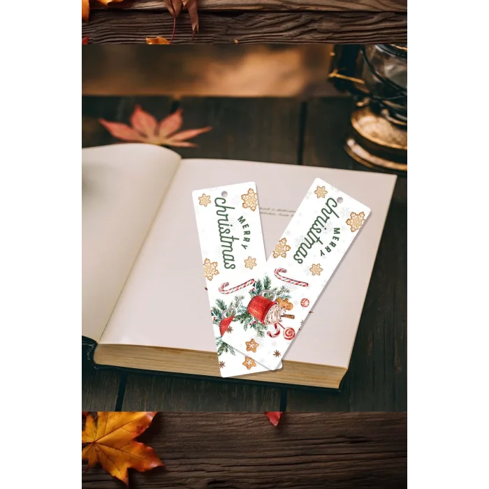 Yeni Yıl - Yılbaşı Temalı - Hediyelik-  Kitap Ayracı - 1 Adet