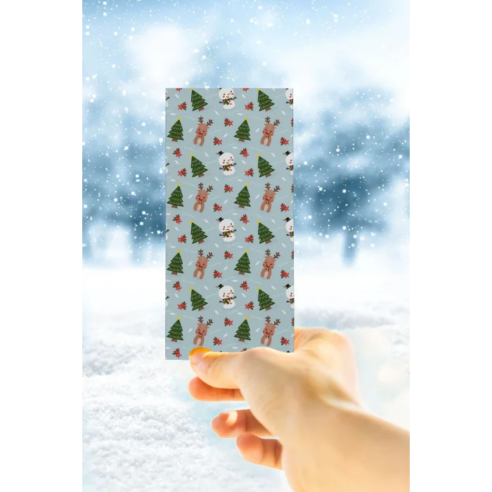 Yeni Yıl - Yılbaşı Temalı - Kardan Adam Ve Geyik Temalı Hediyelik Ayraç - 1 Adet