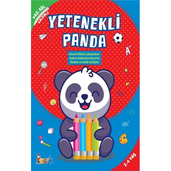 Yetenekli Panda - Yaz Sil (Kalemli)