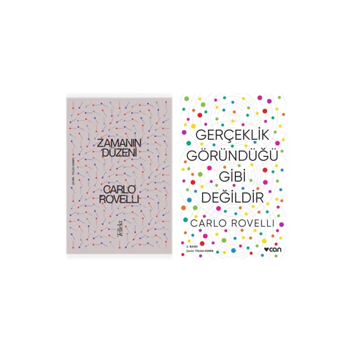 Zamanın Düzeni + Gerçeklik Göründüğü Gibi Değildir- 2 Kitap Set - Iş Bankası Özel Set Zamanın Düzeni