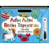 Adım Adım Resim Yapıyorum - Mavi Kapak - Silinebilir Etkinlik Kitabım