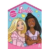 Barbie Evde Çıkartmalı Boyama Kitabı
