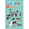 Çıkartmalı Boyama Serisi - Kediler
