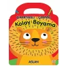 Çıkartmalı - Çantalı Kolay Boyama - Aslan