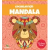 Çocuklar İçin Mandala - Turuncu