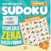 Çocuklar İçin Sudoku - Sticker Hediyeli Zor Seviye 1