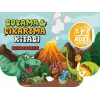 Dinozorlar Boyama ve Çıkartma Kitabı