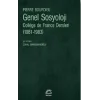 Genel Sosyoloji