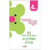 GÜNDE 10 DAKİKA ALIŞTIRMA KİTABI 4 YAŞ