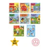 Hareketli Ev - Hareketli Park - Hareketli Bahçe - Hareketli Hayvanlar - Eğitici Hareketli Kitap Set