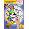 I Love Unicorn Çıkartmalı Boyama Kitabı - Maketini Yap ve Oyna!