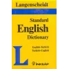 Langenscheid Standard English Dictionary English-Turkish Turkish-English