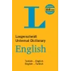 Langenscheidts Universal Dictionary English - Turkish / Turkish - English New and Revised Edition