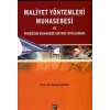 Maliyet Yöntemleri Muhasebesi ve Tekdüzen Muhasebe Sistemi Uygulaması