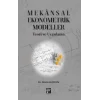 Mekansal Ekonometrik Modeller