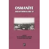 Osmaniye Araştırmaları II