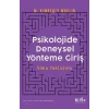 Psikolojide Deneysel Yönteme Giriş