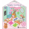 Sevimli Çıkartmalı Neşeli Kafeler