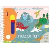 Suyla Boyama Kitabım - Dinozorlar - Ciltli